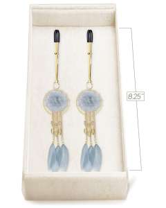 Couture Clip's "Dove Gray" Nipple Clamps
