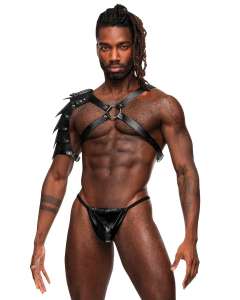 Male Power Aquarius Faux Leather Shoulder Harness