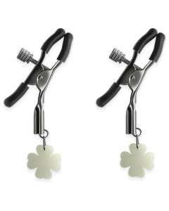 NS Novelties Bound G4 Adjustable Glow-in-the-Dark Nipple Clamps