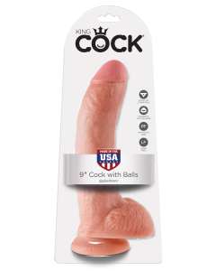 King Cock 9" Cock with Balls