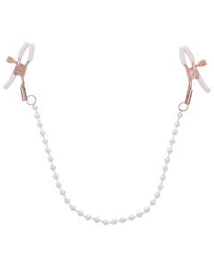 Sex & Mischief Peaches 'N CreaMe Pearl Nipple Clamps