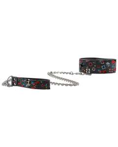 Shots Ouch! Printed Collar with Leash
