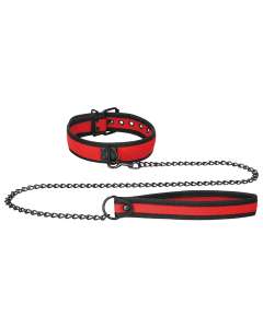 Shots Ouch! Puppy Play Puppy Collar with Leash