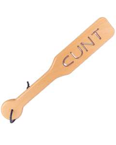 Spartacus "Cunt" Zelkova Wood Paddle