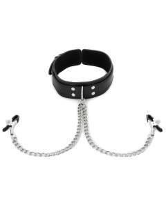 Sportsheets Collar with Nipple Clamps