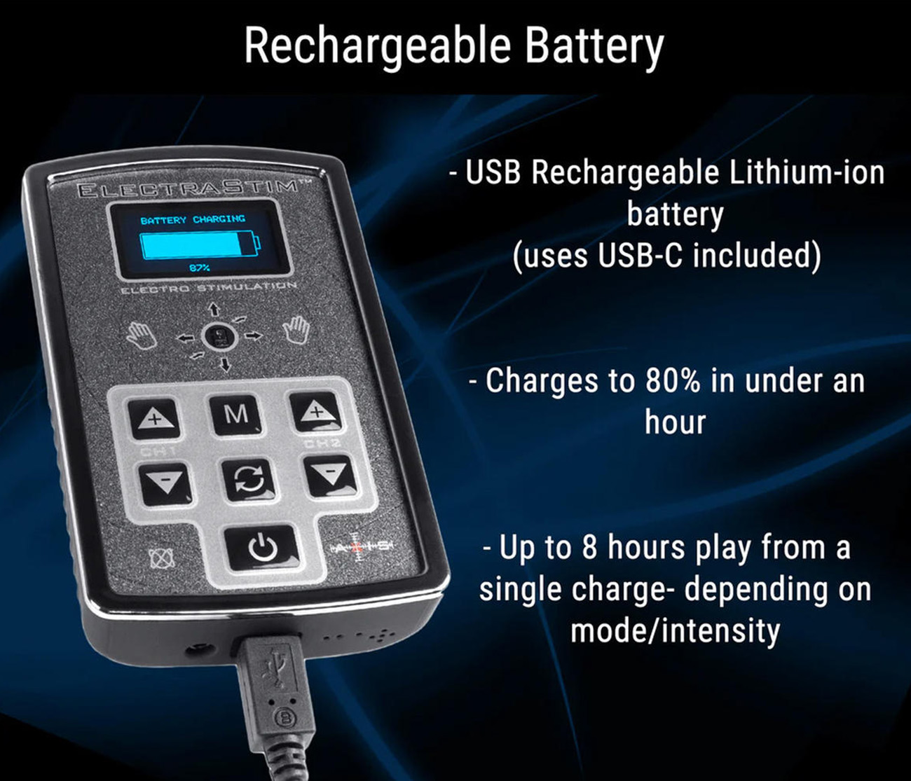 ElectraStim AXIS EM200 Electro Stimulator Rechargeable