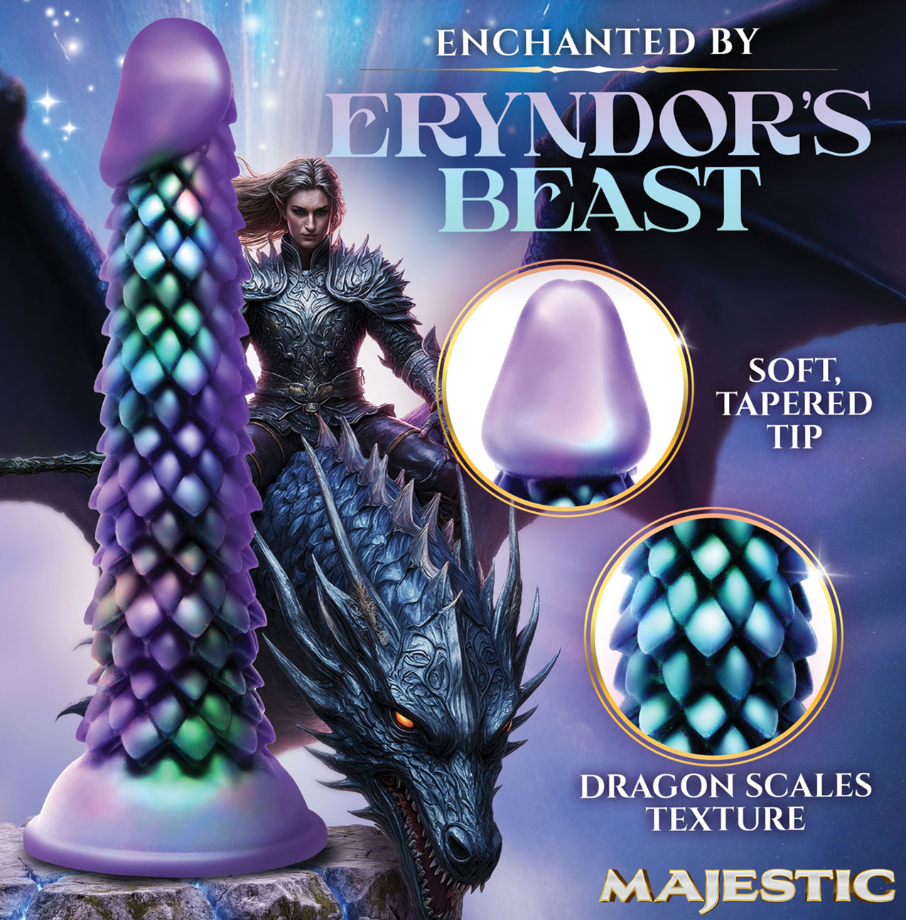 Creature Cocks Majestic Eryndor Dildo Features