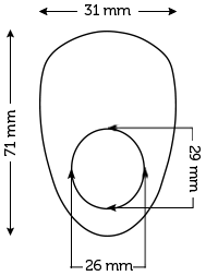 We-Vibe Pivot Vibrating Cock Ring Dimensions